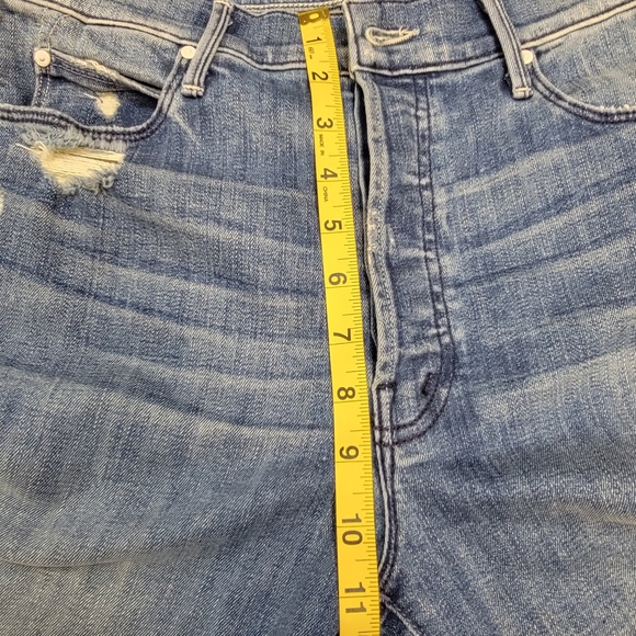 Mother The Stunner Ankle Fray in Graffiti Girl - Picture 15 of 16